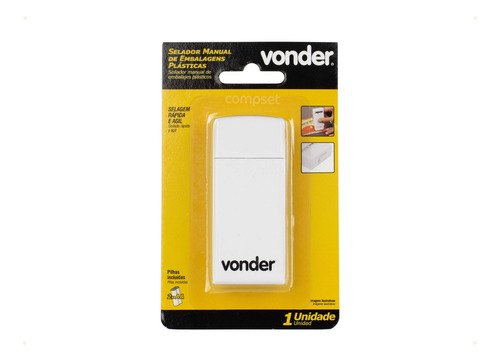 Selador Manual De Embalagens Plásticas Vonder A Pilha