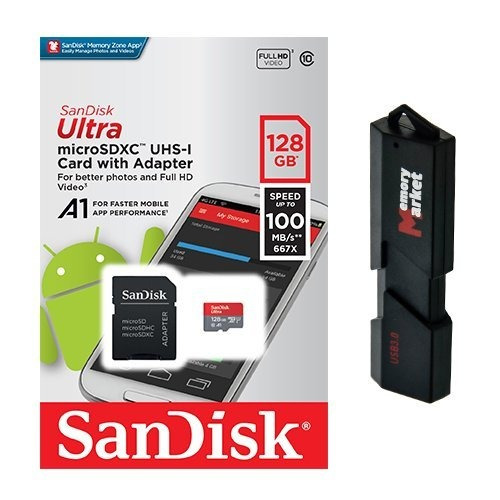 Tarjeta Memoria Móvil Sandisk Ultra A1 128gb Microsd Xc Cla