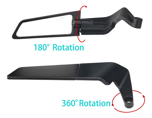 Alerón De Espejo Retrovisor Invisible Modificado Universal