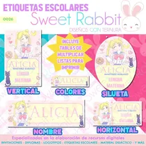 Comprar Etiquetas Escolares Imprimibles Editables Sailor Moon+tablas