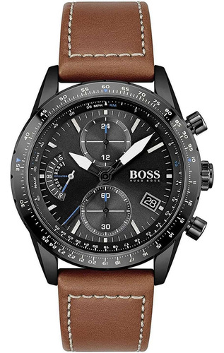 Reloj Hugo Boss Hombre Cuero 1513851 Pilot Edit Chrono