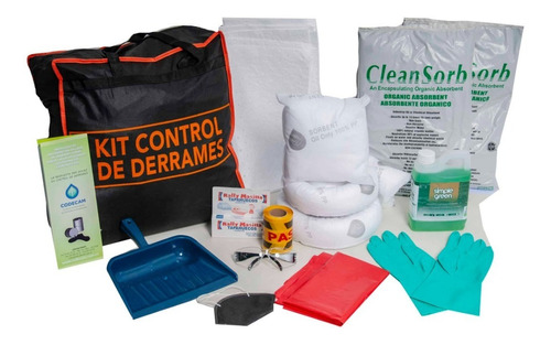 Kit Control Derrames Maletín Hidrocarburos 8 Galones