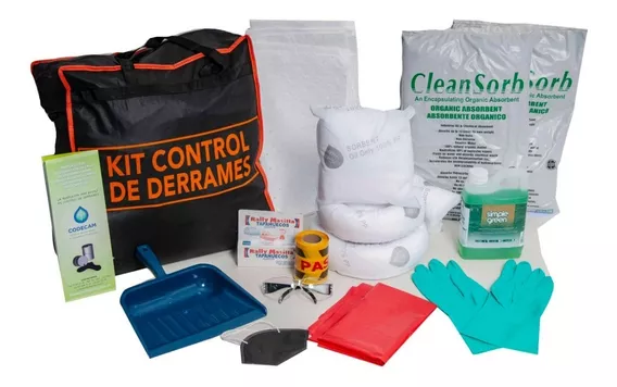  Kit Control Derrames Maletín Hidrocarburos 15 Galones