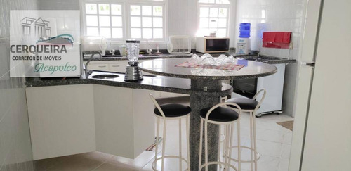 Casa Com 6 Dormitórios À Venda, 420 M² Por R$ 2.100.000 - Acapulco - Guarujá/sp - Ca0573