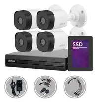 Comprar Kit Seguridad Dahua Cctv Dvr 4ch Fullhd + 4 Camara 5mp+ 1tb