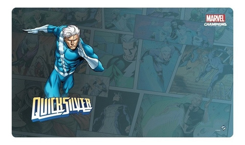 Imagen 1 de 1 de Playmat Quicksilver Marvel Para Juego De Mesa Familia