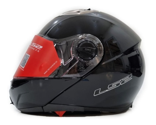 Casco Moto Rebatible Ls2 370 Brillo Doble Visor Solomototeam