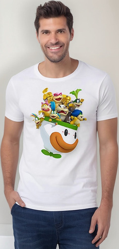 Playeras Super Mario Bros Diseño 98 Luigi Videojuegos Beloma
