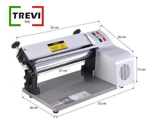 Laminadora De Masa Pastelería Panadería (mesa) 1/3 Hp