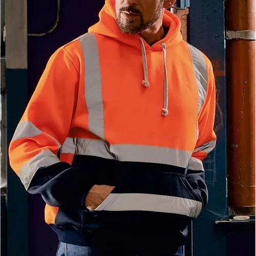 Sudadera Con Capucha Seguridad Alta Visibilidad