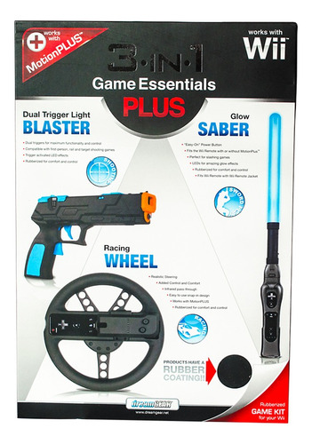 Kit De Accesorio Para Wii 3 En 1 (4 Kits)