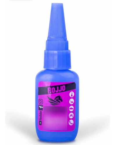 Adhesivo Instantáneo Pegasus Rojjo Cianocrilato 30 Ml