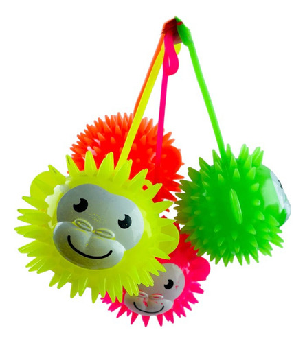12 Pelota Yoyo Brinca Juguete Chillon Fiesta Bolo Piñata