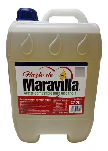 Aceite vegetal Maravilla 12 botellas de 1 L