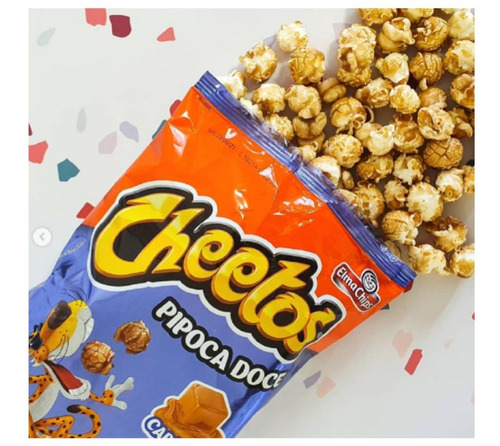 Pipoca Cheetos Caramelizada 45g C/ 3 Unidades