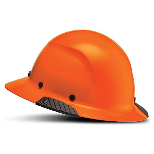 Casco De Fibra De Vidrio Dax Full Brim (naranja), Talla...