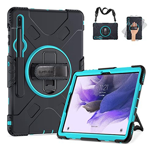 Funda Para Galaxy Tab S7 Fe 12.4 PuLG 2021 Menta Verde 12.4