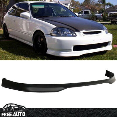 Fit For 99-00 Honda Civic Ek Jdm T-r Front Bumper Lip Sp Zzi