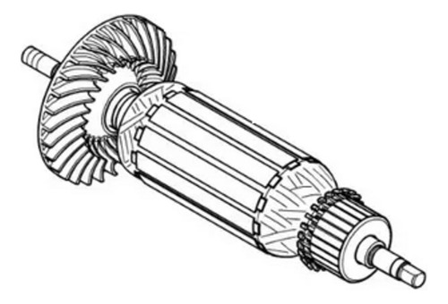 Armadura P/ Mini Esmeriladora Angular 115v Ga4540c 515371-7