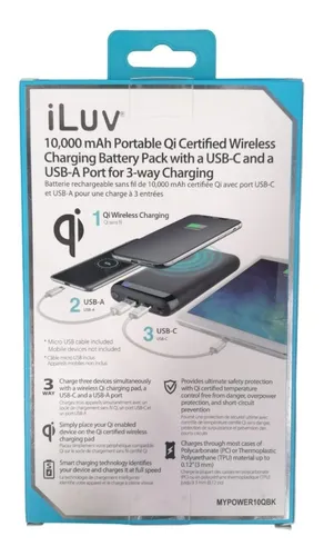 Iluv cargador inalambrico sale