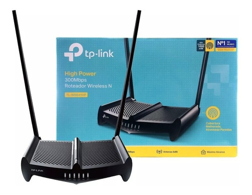 Router Wifi Tp-link Tl-wr841hp 2 Antenas 9dbi Rompe Muros