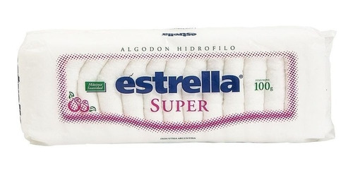 Estrella Algodón Super Máxima Suavidad X 100 Grs