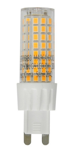 Imagen 1 de 10 de Lampara Luz G9 5w Led 220v Candil Bajo Consumo Fria O Calida
