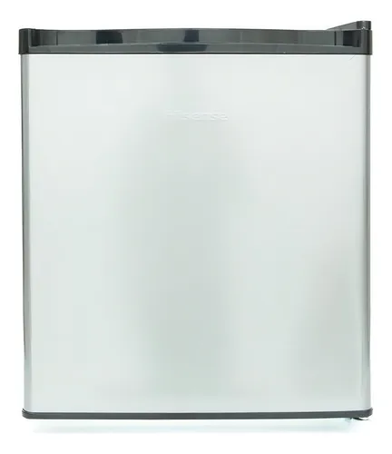 Refrigerador frigobar Hisense RR16D6ALX color silver con capacidad de 48L