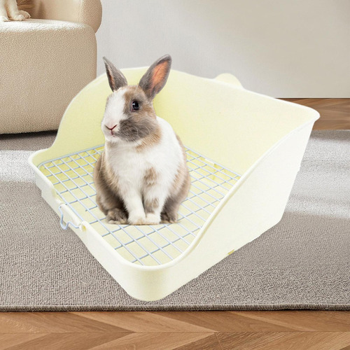 Caja De Arena Para Conejos, Inodoro, Orinal, Lecho Esquinero