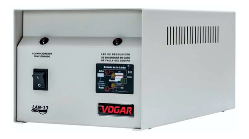 Regulador Electronico De Voltaje Vogar Lan-13 3kva 120v