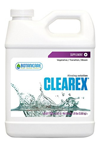 Clearex, Solución De Enjuague Hidroponía Y Plantas Ma...