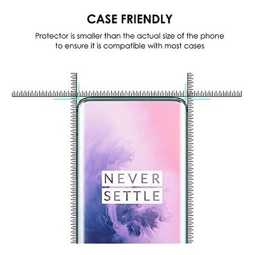 Imagen 7 de 8 de Paquete De 2 Protectores De Pantalla Anti-luz Azul Oneplus 7