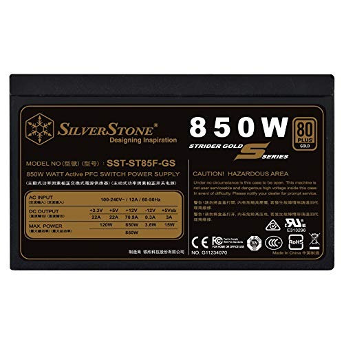 Silverstone Technology 850w Computer Power Supply Psu Fully