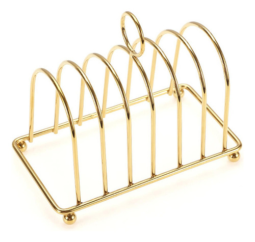 Soporte Para Estante Para Tostadas, Decoración De Oro