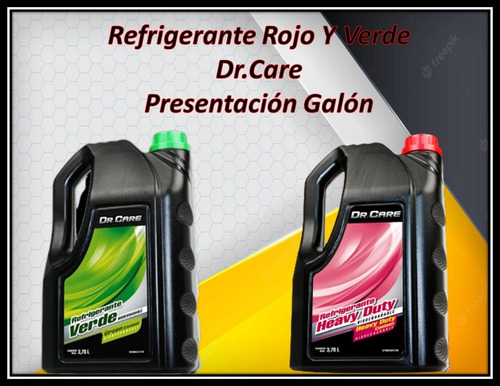 Refrigerante Rojo Y Verde Dr.care Presentación Galón 