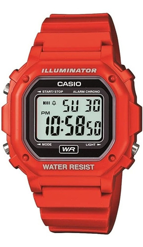 Reloj Casio Cuarzo Illuminator Digital Cuadrado Grande 43m R