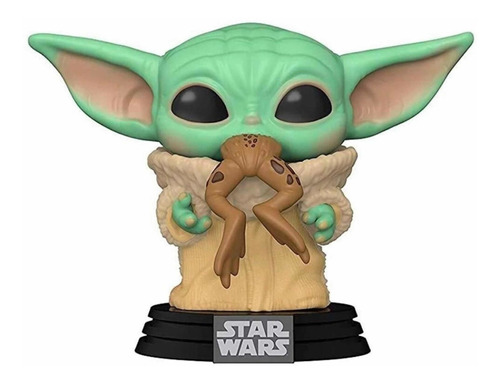 Boneco Funko Pop The Mandalorian Baby Yoda Com Sapo 379