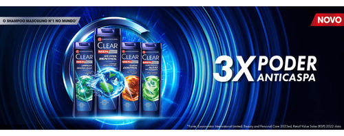 Shampoo Anticaspa Clear Men Ice Cool Menthol 200ml