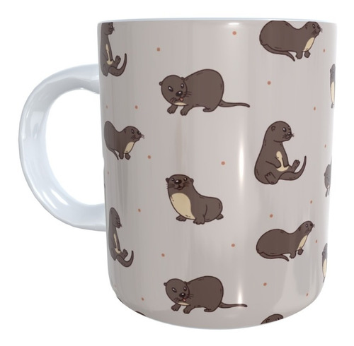 Tazas Nutria Taza Café Tarro Cerámica