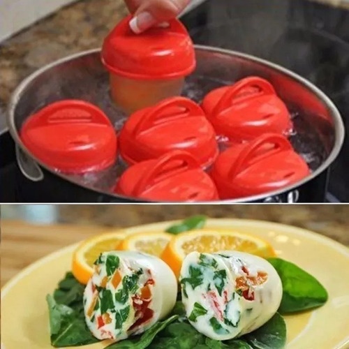 Cocinero De Huevo De Silicona - Huevos Tibios X 6 Unidades