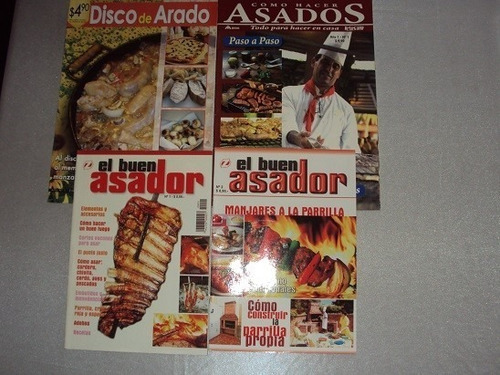 Pack  Como Hacer Asados - 4 Revistas