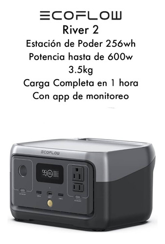 Estacion De Energia Portatil Ecoflow River 2 256wh