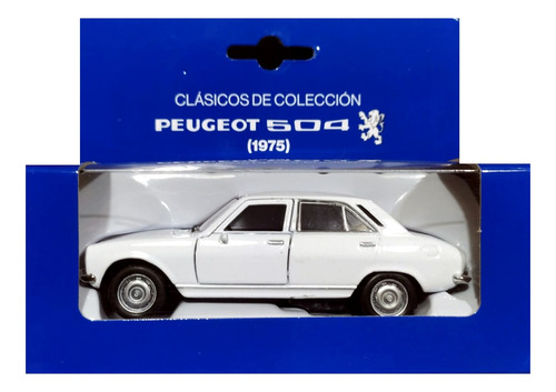 Autos Clasicos De Coleccion Escala 1:38 - N° 01 Peugeot 504 