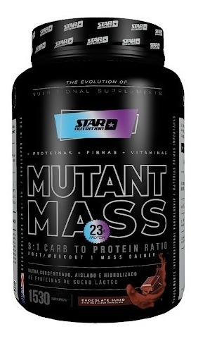 Mutant Mass Gainer Star Nutrition Usa 1.5kg Envios