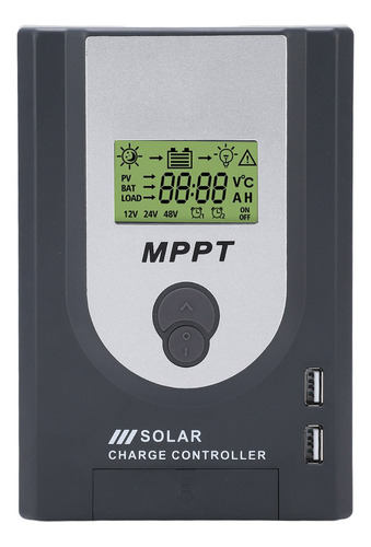 Controlador De Cargador Solar Mppt De 12v 24v 10a Ajustable