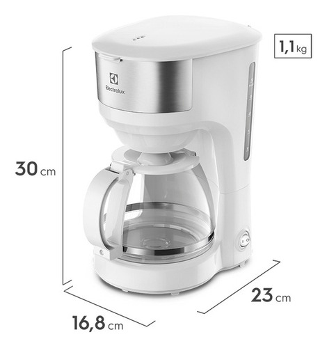 Imagen 4 de 6 de Cafetera Eléctrica Electrolux De Filtro Efficent Ecm21 1.2 L
