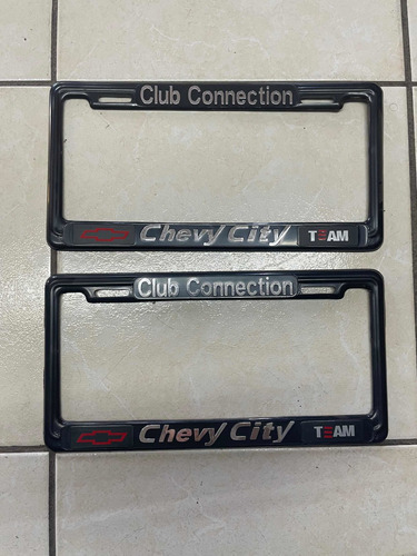 Porta Placas Chevy Universal Plástico 2 Piezas