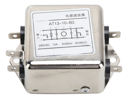 Filtro De Alimentación 250 Vac Emi Interferencia Electromagn