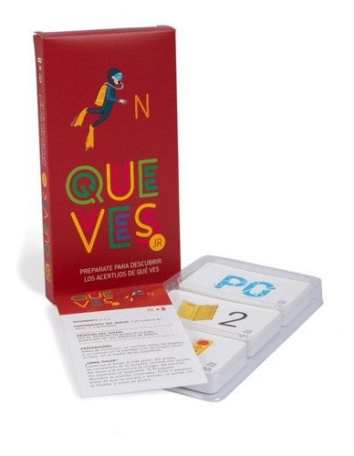 Imagen 7 de 12 de Que Ves Jr Junior Juego De Mesa Cartas Yetem