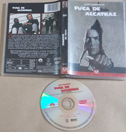 Dvd Original Fuga De Alcatraz